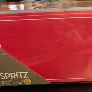 Small blank note cards by Spritz ( #40). Different vibrant colors. 5”x3.5”.